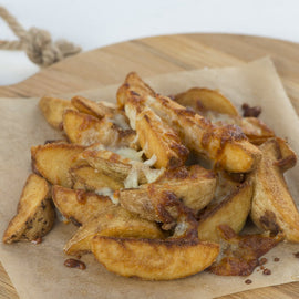 Cheesy Jacket Wedges - cheatah-pizza