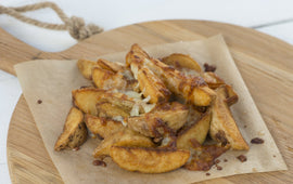 Cheesy Jacket Wedges - cheatah-pizza