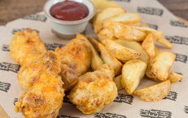 Hot & Spicy Battered Chicken Wings Combo - cheatah-pizza