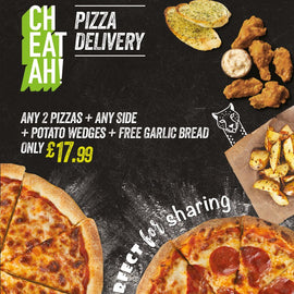 Purrfect for sharing (Deal for 2) - cheatah-pizza
