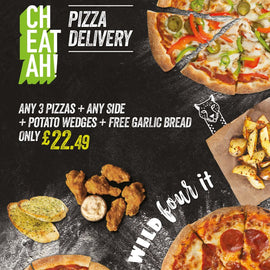 Wild FOUR It  (Deal for 4) - cheatah-pizza